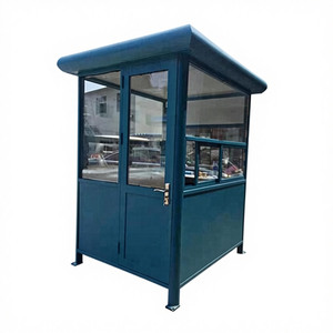 Postazione di Sicurezza Prefabbricata in Acciaio con Tetto Ventilato, Impermeabile, Modulare, per Ingressi di Parcheggi - Product Image 1