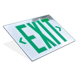Panneau d'affichage personnalisé, signalisation d'urgence en acrylique pour la sécurité incendie, panneau de sortie - Product Image 1