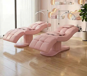 เฟอร์นิเจอร์ร้านเสริมสวยคุณภาพสูงใหม่ เตียงนวดหน้าไฟฟ้า 3 มอเตอร์ เตียงนวดต่อขนตา - Product Image 4