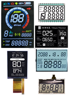 Écran d'affichage numérique LCD TN noir et blanc avec circuit intégré pour panneau de commande de fauteuil de massage