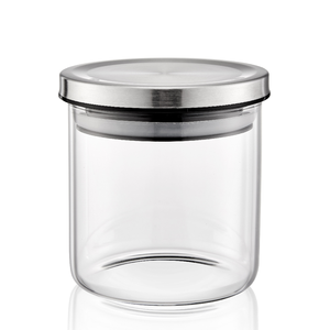 Lọ Thủy Tinh Kín Khí Bảo Quản Thực Phẩm, Hộp Thủy Tinh Đựng Thực Phẩm, Có Nắp Bằng Thép Không Gỉ - Product Image 4