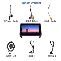 Écran tactile capacitif IPS de voiture de 9 pouces, sous Android 10, en WIFI, stéréo, pour Renault Triber 2019