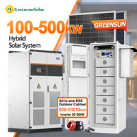Système d'énergie solaire 250 kW 500 kW avec panneaux solaires, batterie et onduleur - Kit complet pour maison