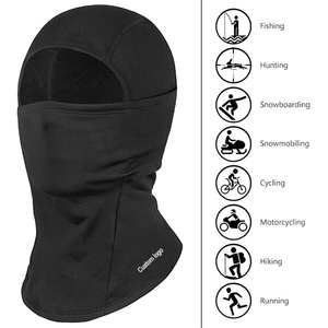Tùy Chỉnh Mùa Đông Ấm Lông Cừu Balaclava Đàn Hồi Ngoài Trời Đi Xe Đạp Polyester Mặt Bìa Phụ Nữ Người Đàn Ông Săn Bắn Xe Máy Câu Cá Mặt Nạ - Product Image 2