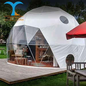 Dôme géodésique Prix d'usine Tente de villégiature Tente dôme en PVC Extérieur Hôtel Camping Dôme Maisons Maison à bulles à vendre - Product Image 3