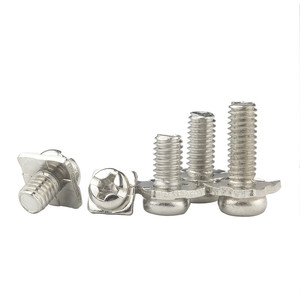 Chất lượng cao nickle mạ vuông máy giặt với ốc vít M3 M4 M5 khối thiết bị đầu cuối vít - Product Image 5