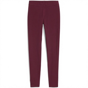 <b>Women's</b> High Waist Seamless Full Length Solid Color Yoga Leggings Spandex Polyester Elastic Waist Sports Pants - Product Image 1