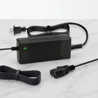 Chargeur de batterie LiFePO4 32,85V 2,5A pour trottinette électrique au phosphate de fer et de lithium 9 cellules, certification UL1310