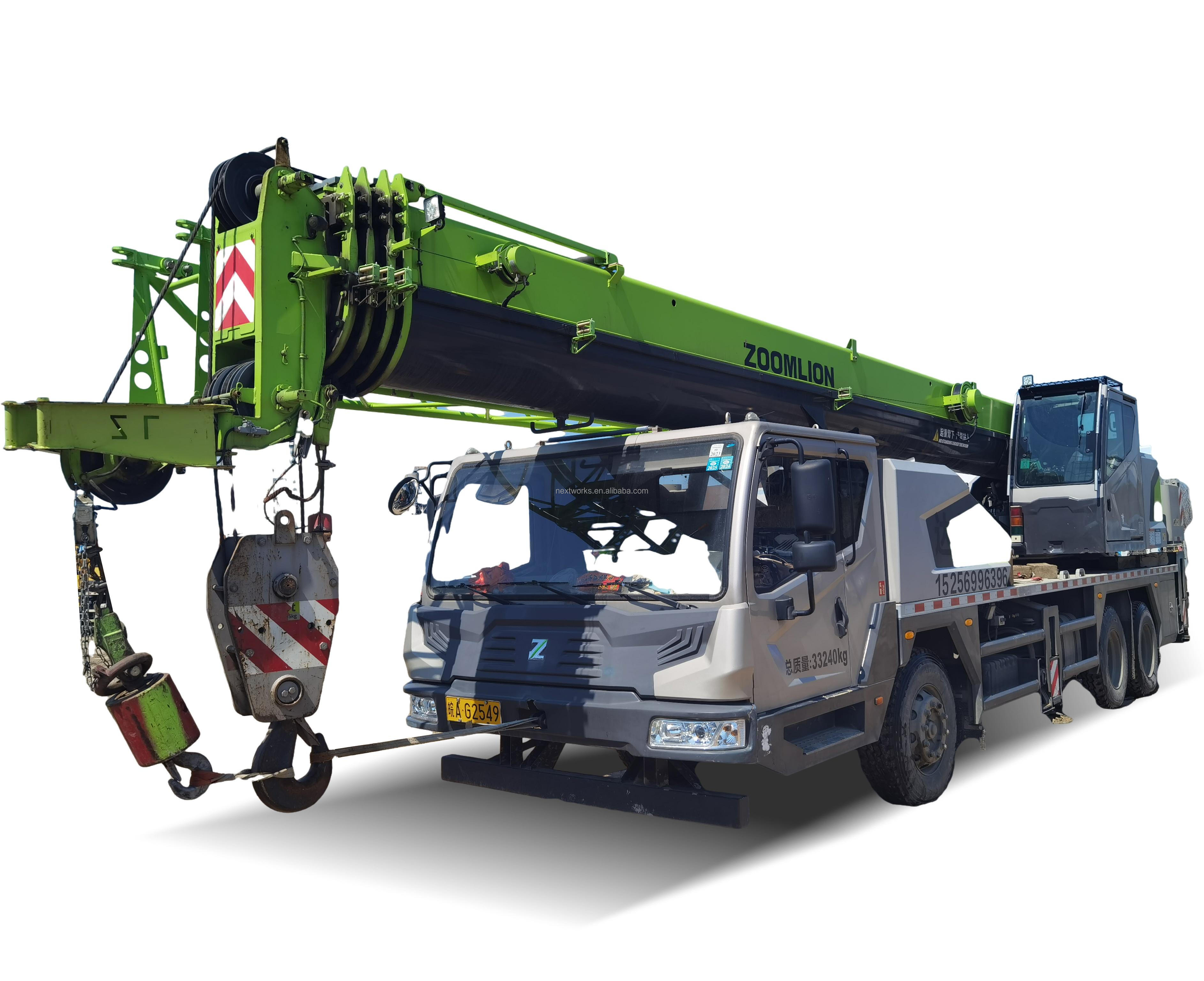 China Used Construction Machinery Telescopic Arm Hydraulic Crane 25 Tons