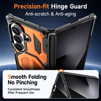 Funda Protectora de Alta Gama para Teléfono Móvil Samsung Galaxy Z Fold 8, con Soporte, Anti-caídas, de Lujo