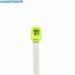 <span class=keywords><strong>Cable</strong></span> de teléfono RJ12 personalizado, <span class=keywords><strong>Cable</strong></span> de puente de teléfono plano 6P6C - Product Image 5