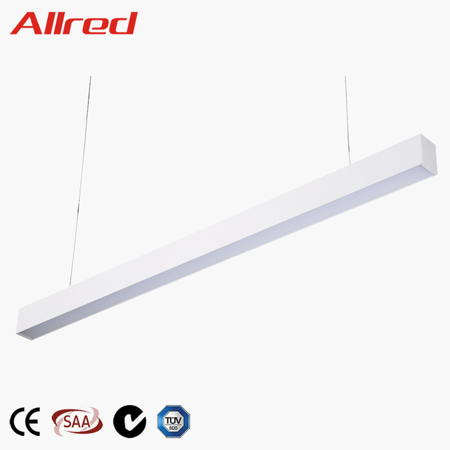 40W 3800LM Modern Linear Decorative Lmap Fixture Aluminum LED Linear Pendant Light