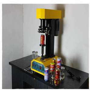 Máquina Selladora de Latas Semiautomática de Sobremesa para Latas de Aluminio, Selladora de Botellas para Leche, Té, Café, Refrescos, Latas Metálicas - Product Image 4