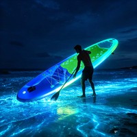 Planche de paddle gonflable LED RGB lumineuse en drop stitch, écologique, pour distributeurs mondiaux – Vente en gros usine
