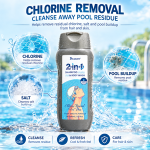 Champú y Gel de Ducha 2 en 1 Dr. Snow para Hombre, Elimina el Cloro, Fórmula Específica para Natación, 240 ml - Product Image 3
