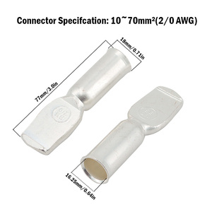 מחבר סוללה AP-350 350A 2/0 AWG נחושת 1p 12V לחיבור מהיר, ערכת חיווט כננת לקרוואן - Product Image 3