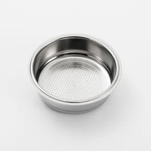 Cesta de filtro de aço inoxidável 51mm, cesta profissional para máquina de café expresso