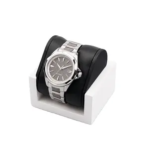 Importierte Luxus S280(3W) Mechanische Automatik Gent Uhr Silvery Fashion Date Display mit leuchtendem Stahl werk für Herren