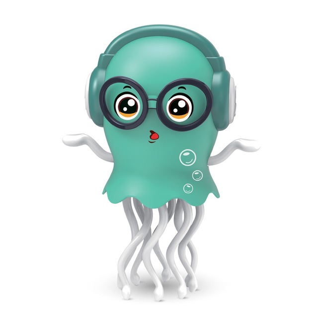 2025 Explosive Fire Magic Dancing Electric Inflatable Plastic Jellyfish Toy Octopus Children's Moving Boys and Girls Aged 3 to 6