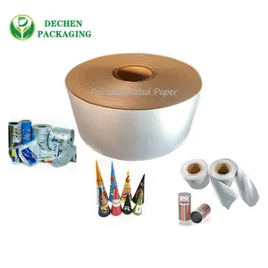 Paper Aluminum Laminated Film Rolls Aluminium Blister Aluminum Foil Chocolate Wrapping Paper