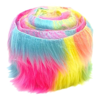 Bandes de fourrure artificielle pré-coupées pour la couture, artisanat moelleux, barbes de nains, cheveux en fourrure, cheveux en chevrons, vêtements de jeu de rôle, nains