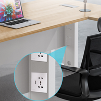 Nouveaux designs de bureaux de direction modernes et durables en bois pour PDG