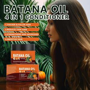 Après-shampoing huileux 4 en 1 Batana 120 ml, étiquette privée OEM, ricin, romarin, biotine, kératine, anti-frisottis - Product Image 2