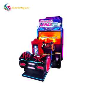 Simulateur d'arcade à monnayeur : Machine de jeu vidéo de course de moto rapide avec moniteur 55 pouces, compatibilité 110V/220V pour le jeu - Product Image 4