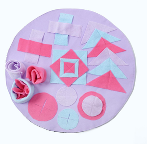 Alfombra Olfativa para Perros de Fábrica, Alfombra de Alimentación Interactiva para Mascotas, Alfombra de Forrageo Interactiva, Serie Redonda Oxford, Alfombra Olfativa para Perros - Product Image 3