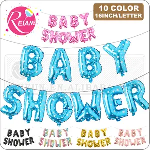 Cartel para Baby Shower, decoraciones de cumpleaños, conjunto de globo es una niña, decoración para niño, fiesta para niños, globos para Baby Shower