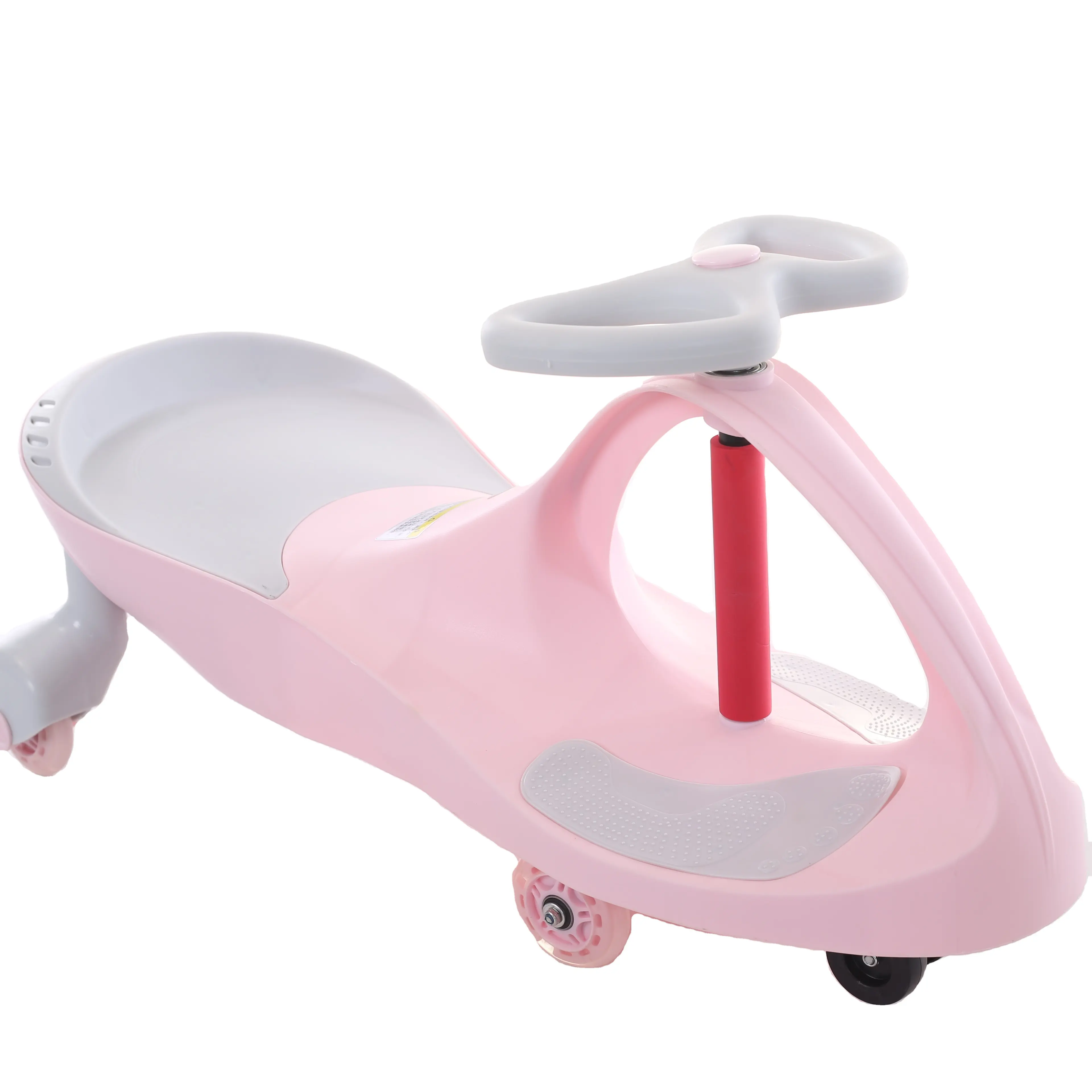 PU Flashing Wheel Baby Ride On Car Toys kids Swing Wiggle Kids Twist Car With Push Bar