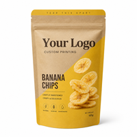 Sacs en papier kraft compostables, refermables, écologiques, avec impression personnalisée du logo, pour emballage alimentaire, en provenance de Chine