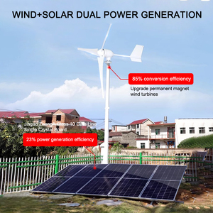 Lai 48VDC nhà máy phát điện tuabin gió hệ thống 3KW 5KW 10KW lưới Tie năng lượng mặt trời với sạc pin cho nhà sử dụng - Product Image 4