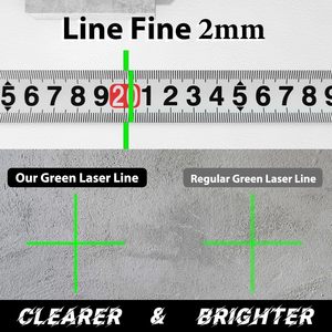 16 lignes 360 niveau laser auto-nivelant sans fil à distance 3D horizontal et vertical puissant faisceau vert croisé avec trépied - Product Image 2