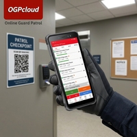Dispositif de suivi GPS, lecteur de point de contrôle NFC, code QR, Bluetooth pour système de surveillance des gardes de sécurité, 4G WiFi VSDIGITAL