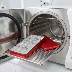 Estuche de Esterilización Dental con 12/16 Compartimentos, Caja de Desinfección para Fresas Dentales, Organizador Reforzado para Fresas Endodónticas - Product Image 4