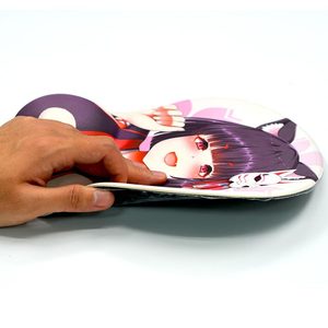 Custom Print Sexy Meisjes Grote Borsten Muismatten Schattige Cartoon Foto 3d <span class=keywords><strong>Nude</strong></span> Anime Siliconen Gel Ass Muismat Met Antislip Basis - Product Image 5