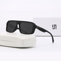 Lunettes de soleil unisexes avec verres polarisés TAC, monture en PC légère, or, blanc, transparent, anti-UV, monture colorée, utilisation en extérieur, export
