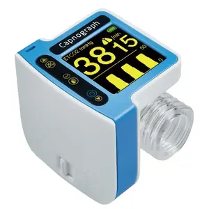 Équipement médical Portable Etco2 Co2 Capteur Capnographie en temps réel Mini Capnographe Analyseur de capnographie de poche Capnographe