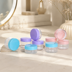 Mini Frascos Vacíos para Crema Cosmética de 5g 10g 20g, Envases de Plástico Coloridos con Tapas para Bálsamo Labial, Crema para Ojos y Loción - Product Image 2