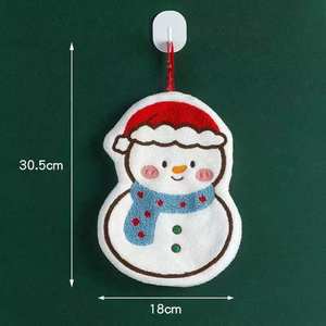 Custom Wholesale Christmas <b>Hand</b> <b>Towels</b>, Odor-resistant, Hangable <b>Kitchen</b> Quick-drying Rags, <b>Kitchen</b> <b>Towels</b> - Product Image 6