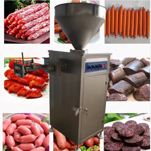 Máquina Industrial Automática para Rellenar y Retorcer Salchichas, Eléctrica y Neumática, para Salami, <span class=keywords><strong>Salchicha</strong></span> y Hot Dog - Product Image 1