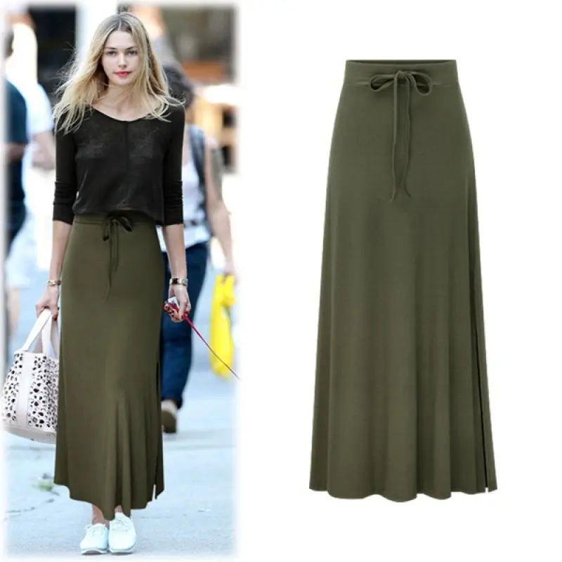 Black Gray Green Blue Elegant Skirt Dress Ladies Women Factory Wholesale Fashion Maxi Long Plus size Ladies Satin Pencil