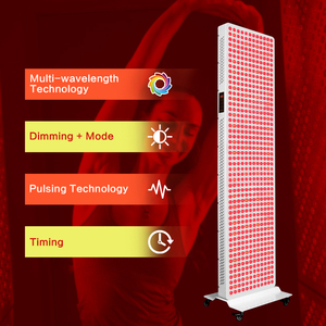 Panneau de luminothérapie LED 3000W RLP600-<span class=keywords><strong>V2</strong></span> 600 LED double puce 630/660/670nm+810/830/850/1060nm rouge pour culture, avec fonction de temporisation, gradation et pulsation - Product Image 2