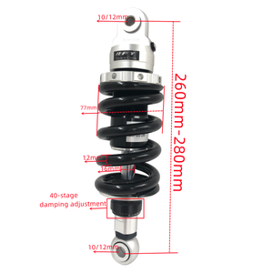 Amortisseur de moto 12mm, ressort 260mm, 270mm, 280mm, 290mm, 300mm, 310mm320mm pour MT09 2017-18 KLR250 1984 <span class=keywords><strong>CRF</strong></span> <span class=keywords><strong>250</strong></span> <span class=keywords><strong>L</strong></span> XR250 - Product Image 4