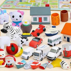 Nouvelles balles anti-stress en mousse PU avec logo personnalisé, jouet en forme de dés, vente en gros, balles anti-stress douces pour cadeau promotionnel - Product Image 4