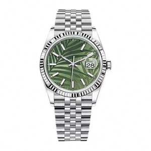 Montre mécanique automatique de luxe personnalisée pour homme, bracelet en acier inoxydable de haute qualité, affichage clair du cadran, aiguilles, date, mouvement ETA - Product Image 4