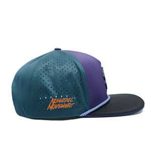 หมวกเบสบอล OEM 5 ชิ้น พร้อมแผ่นยางปักแบบกำหนดเอง โพลีเอสเตอร์ 100% สามสี น้ำเงิน ม่วง ดำ แฟชั่นสำหรับทุกเพศ - Product Image 3