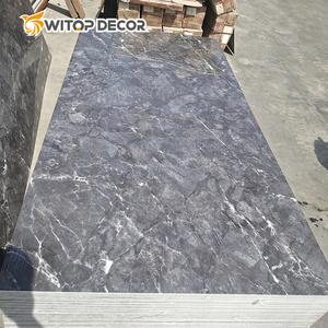 उच्च चमकदार यूवी संगमरमर पीवीसी दीवार पैनलों शीट celling बोर्ड पानी के सबूत - Product Image 3