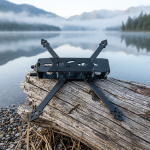 X Shape 10-inch Full 3K Carbon Fiber Quad Drone Frame <b>Kit</b> for <b>DIY</b> RC Quadcopter Chassis Long Range FPV Drones - Product Image 1
